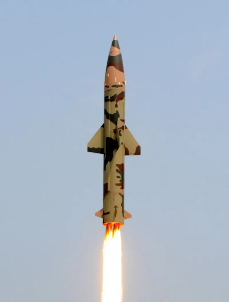 Defence Research and Development Organisation Prithvi-II — view 1