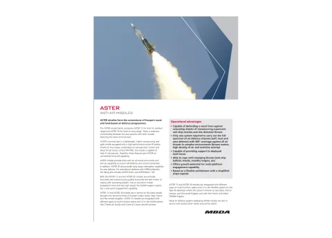 MBDA Aster 30 Block 1NT