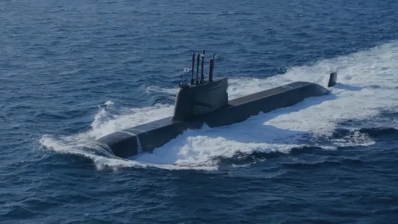 HD Hyundai Heavy Industries Dosan Ahn Changho-class submarine, view 1