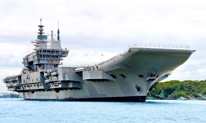 Cochin Shipyard Limited Vikrant, view 1