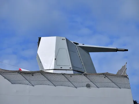 Leonardo 76/62 Super Rapid Naval Gun