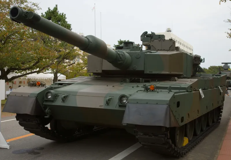 Japan Steel Works, Ltd. (JSW) Type 90 HEAT-MP, view 1